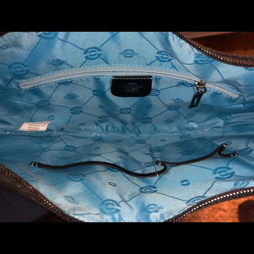 Giorgio G Crescent Moon Shoulder Bag **NWOT**  HARD TO FIND, RARE - Picture 6 of 14